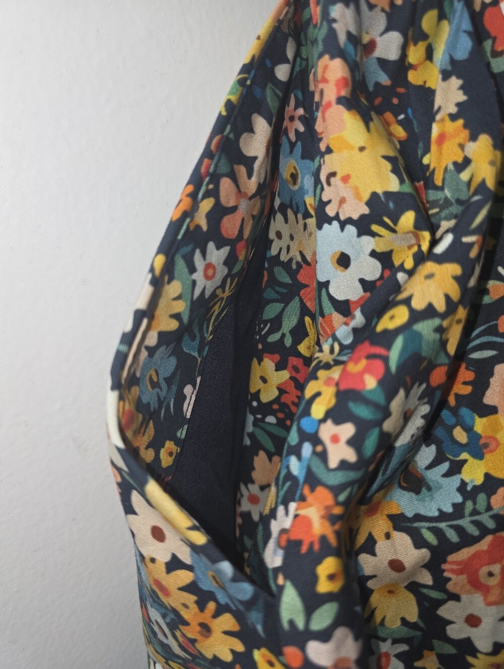 NWT Anthropologie Tommie Mini Shirtdress Navy Floral Size XS - Picture 5 of 8
